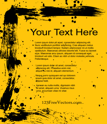 Abstract Grunge Frame Illustration