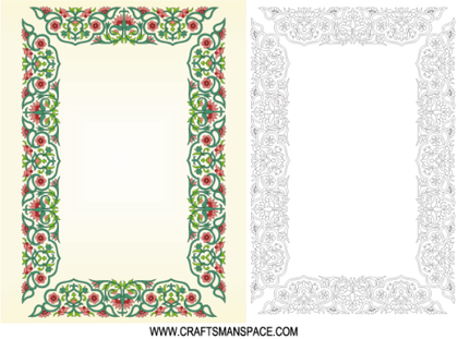 Chinese Border Ornament Frame Free Vector