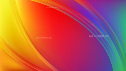 Colorful Abstract Wave Background Vector Illustration