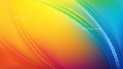 Colorful Abstract Curve Background Vector Art