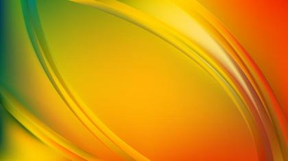 Colorful Abstract Wave Background Template Graphic