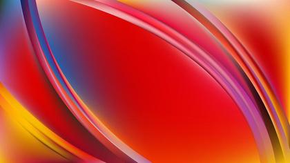 Glowing Abstract Colorful Wave Background