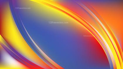Glowing Abstract Colorful Wave Background Vector Graphic