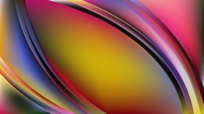 Glowing Colorful Wave Background