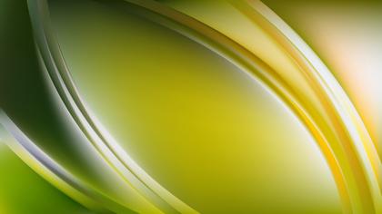 Abstract Green Curve Background Vector Image