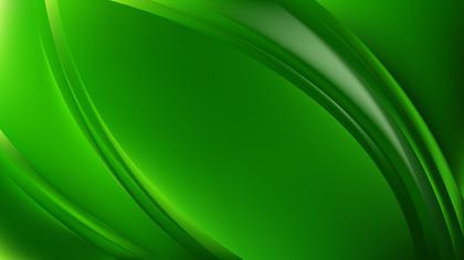 Green Abstract Wavy Background