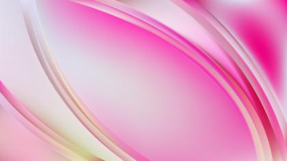 Free Download Pink and White Abstract Wave Background Template