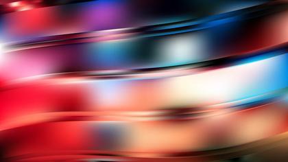 Red and Blue Curve Background