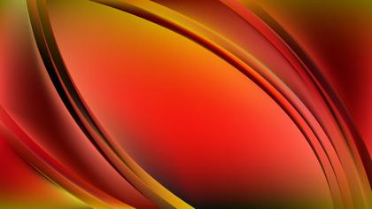 Abstract Red and Yellow Wavy Background