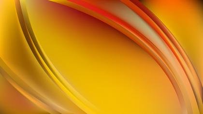 Red and Yellow Abstract Wave Background