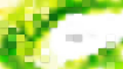 Green Mosaic with White Space