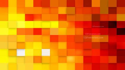 Abstract Orange and Yellow Squares