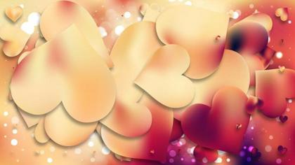 Beige and Red Valentines Day Background