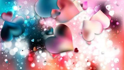 Colorful Heart Background