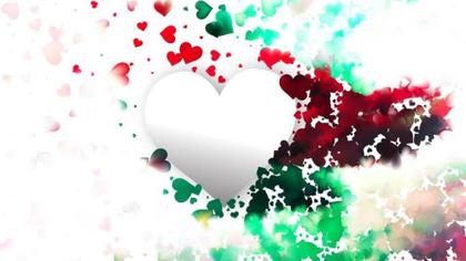 Colorful Heart Wallpaper Background
