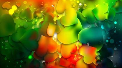 Colorful Valentines Day Background