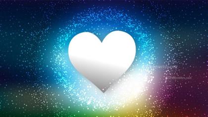 Colorful Valentine Background Vector Graphic