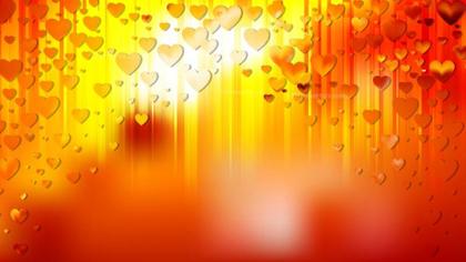 Falling Hearts Background