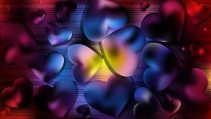 Dark Color Love Background