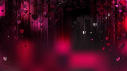 Falling Hearts Background