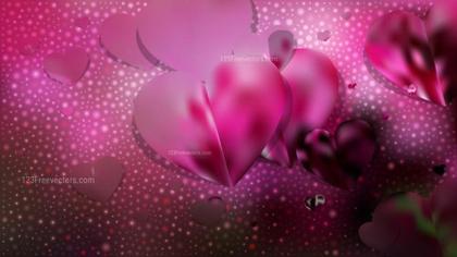 Pink Heart Abstract