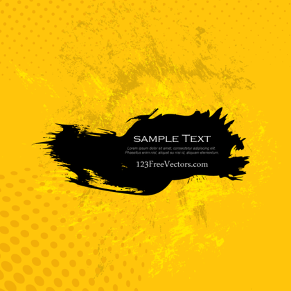 Yellow Grunge Background Illustration