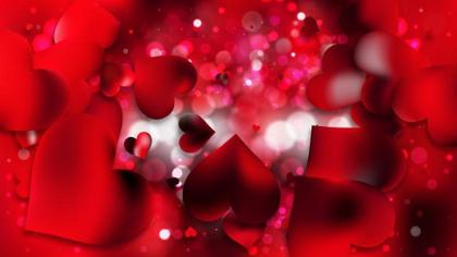 Red Heart Bokeh
