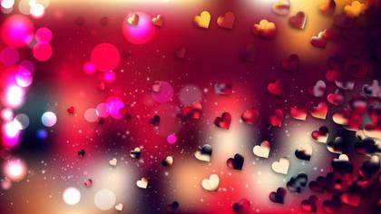 Floating Hearts Background