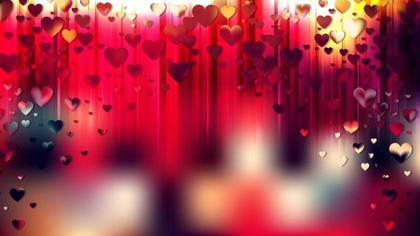Falling Hearts Background