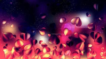 Floating Hearts Background