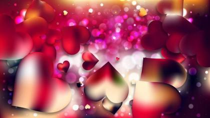 Heart Bokeh Background
