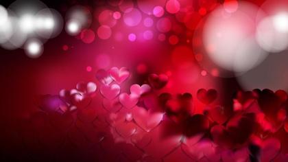 Heart Bokeh Background
