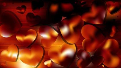 Blurry Hearts Background