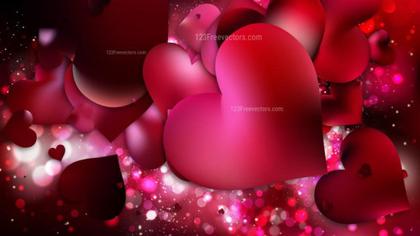 Romantic Hearts Background