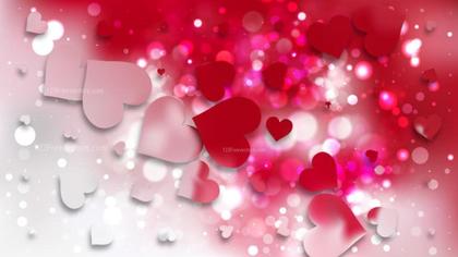 Floating Hearts Background