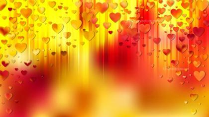 Falling Hearts Background