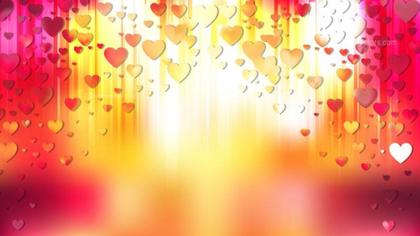 Eternal Love Red Yellow and Black Heart Background Extravaganza