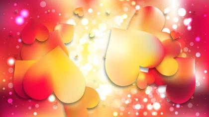 Heart Bokeh Background
