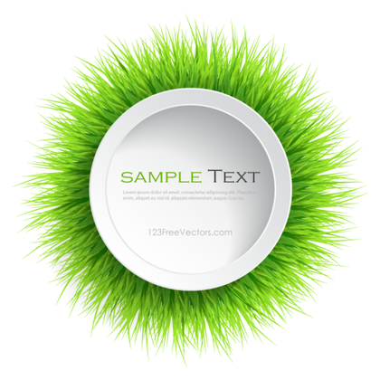 Circle Grass Frame