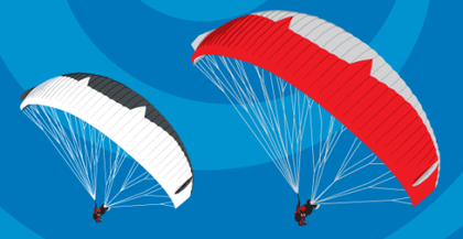 Paraglider Vector Illustration