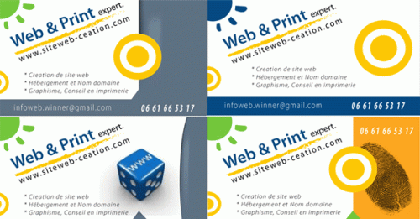 Business Card Template Vectors