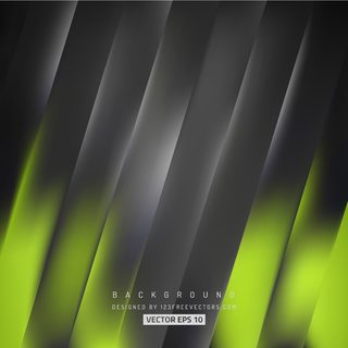 Abstract Black Green Stripes Background Design