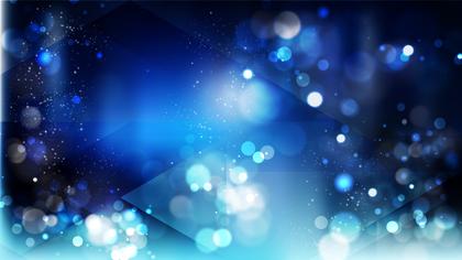Free Download Abstract Black and Blue Bokeh Lights Background Vector