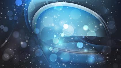 Free Download Abstract Black and Blue Blurry Lights Background Design