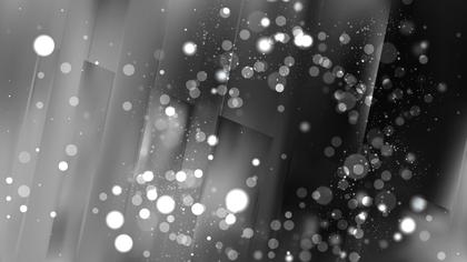 Abstract Black and Grey Bokeh Defocused Lights Background