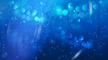 Blue Bokeh Abstract