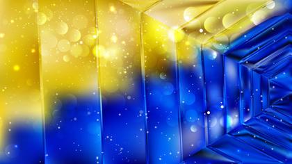 Abstract Blue and Yellow