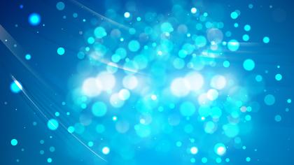 Free Download Blue Bokeh Lights Abstract Background