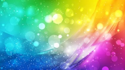 Free Download Abstract Rainbow Bokeh Background