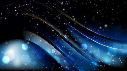 Abstract Blue and Black Lines